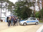 Klasa policyjna na zawodach w Augustowie