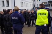 Klasy policyjne z wizytą w Komendzie Miejskiej Policji