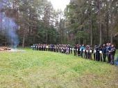 Leśna przygoda uczniów klas policyjnych