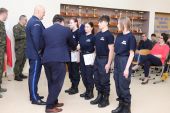 Uczniowie klasy wojskowej j i policyjnej otrzymali swoje certyfikaty
