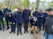 Wizyta uczniów klas policyjnych w Oddziałach Prewencji Policji